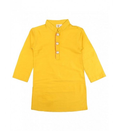 Regular Kurta Pajama Yellow White