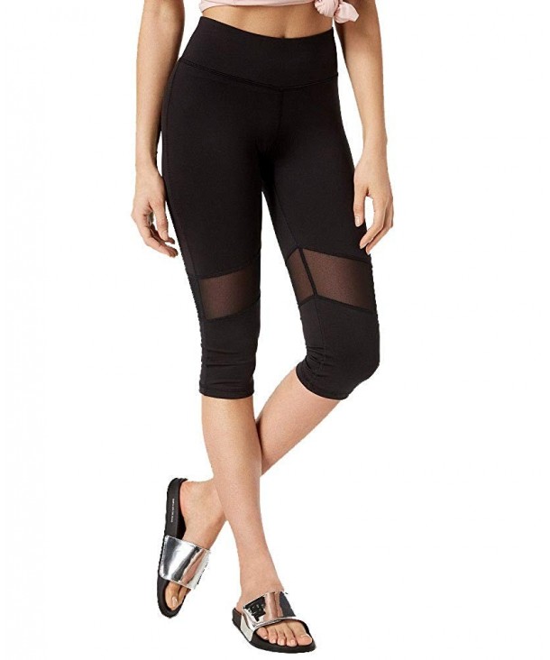 Material Girl Juniors Mesh Inset Leggings