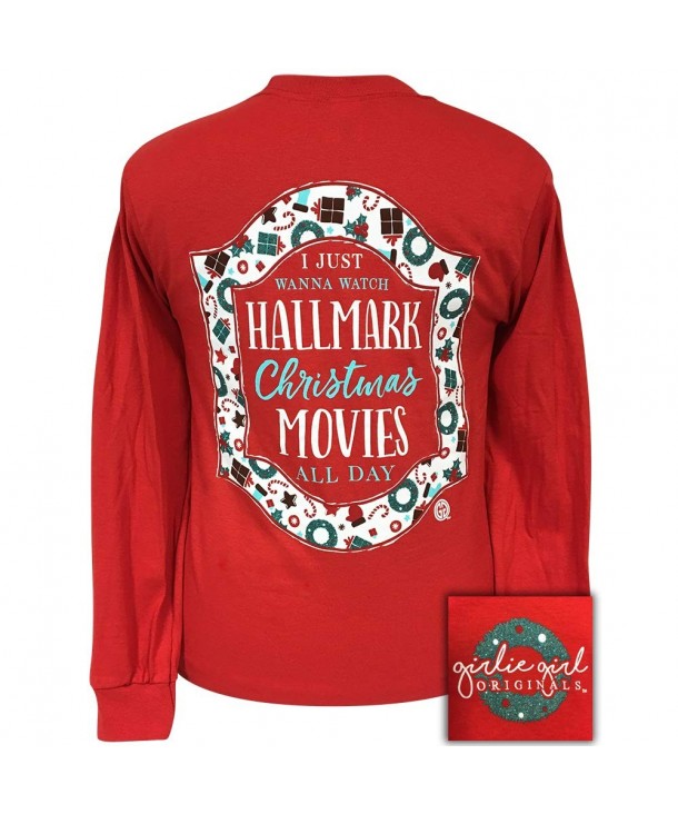 Girlie Hallmark Movies Christmas T Shirt