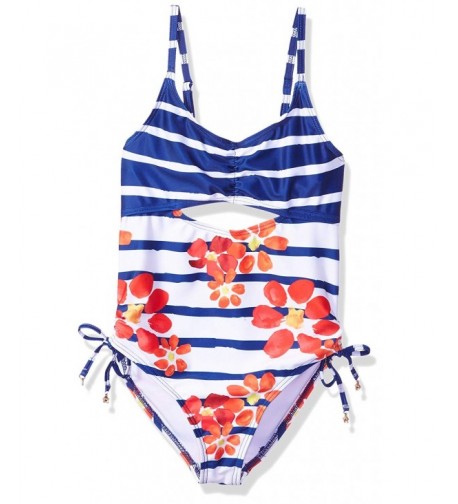 Jantzen Little Nautical Floral Swimsuit