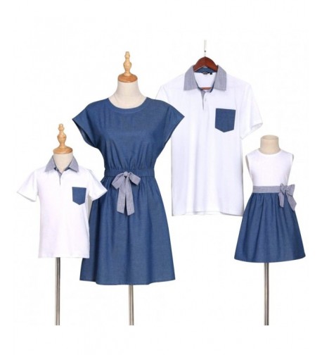 PopReal T Shirt Bowknot Matching Outfits