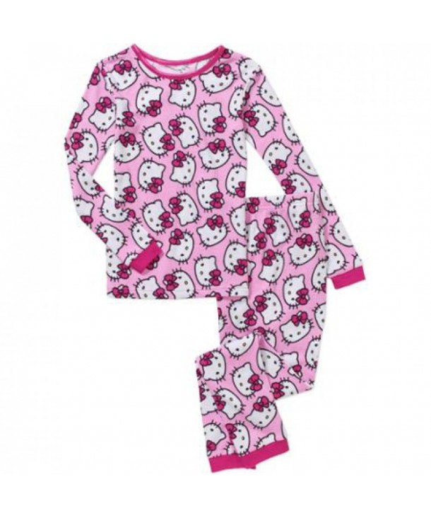 Hello Kitty Girls Thermal Pajamas
