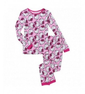 Hello Kitty Girls Thermal Pajamas