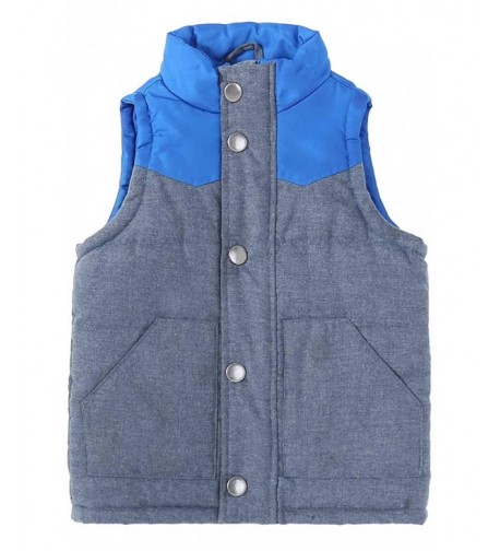 Bienzoe Kids Quilted Sleeveless Cotton Padded