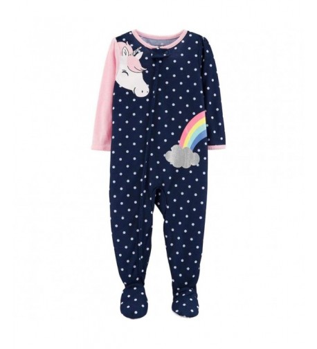 Unicorn Rainbow Footed Pajama Sleeper