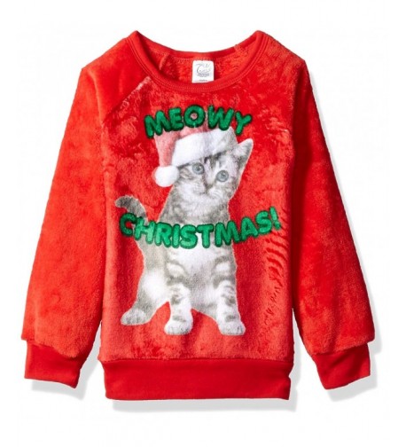 Evy Girls Catmas Woobie Pullover