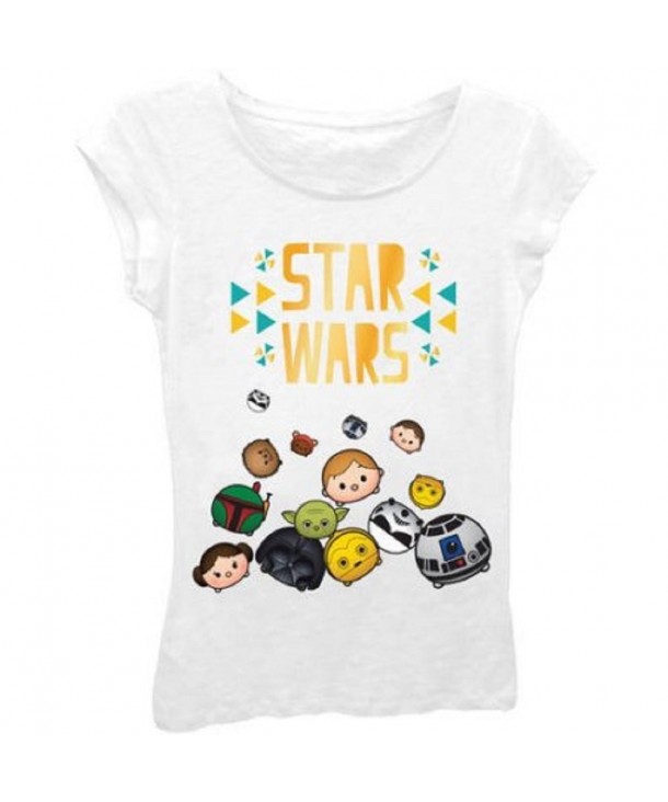 Tsum Graphic T Shirt Glitter Sleeve