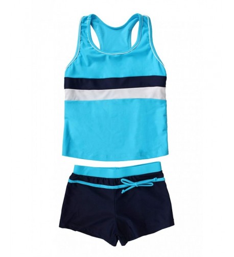 JerrisApparel Little Boyshort Tankini Swimsuit