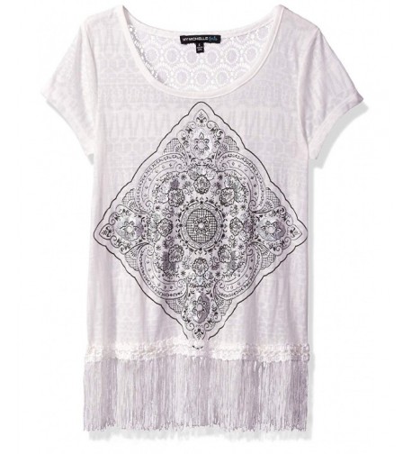My Michelle Fringe Printed Graphic
