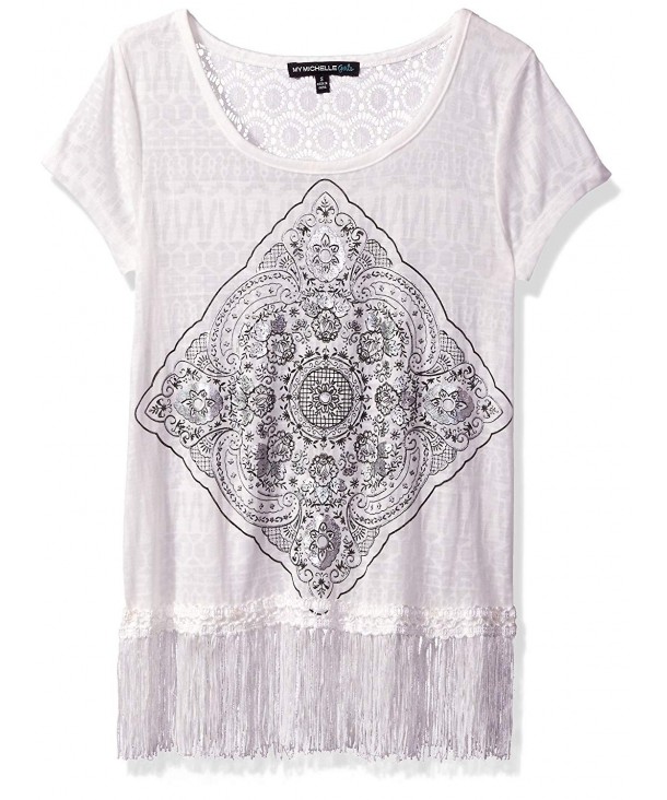 My Michelle Fringe Printed Graphic