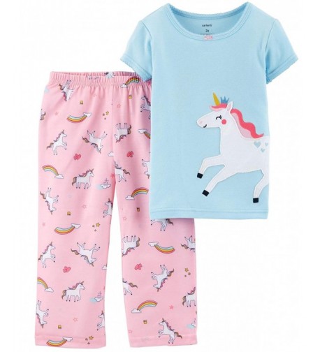 Carters Girls Pajamas Cotton Unicorn