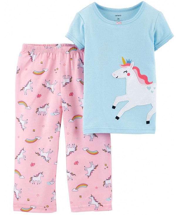 Carters Girls Pajamas Cotton Unicorn