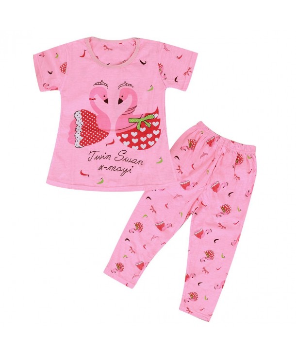 Girls Pajama Cartoon Cotton Sleepwear