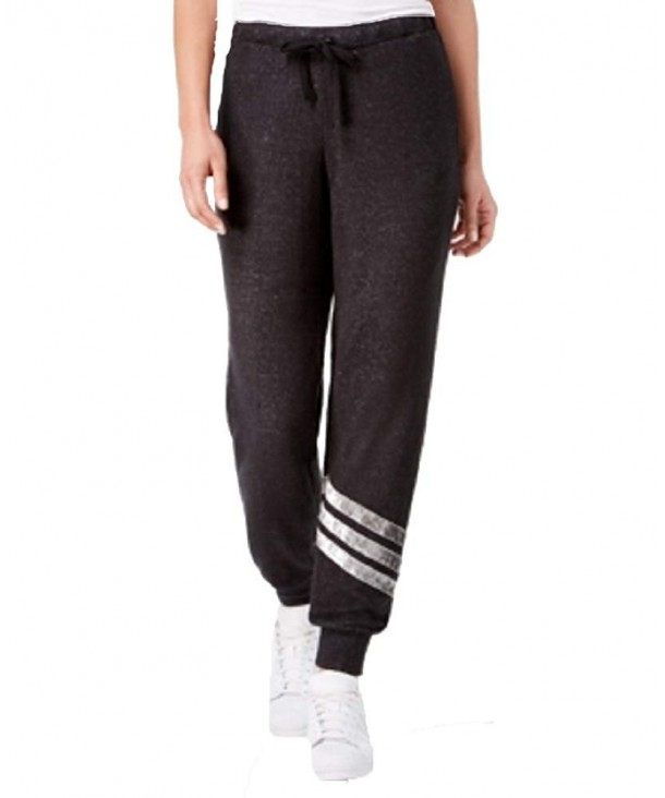 Hippie Rose Juniors Velvet Stripe Jogger