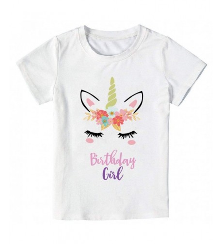Unicorn Birthday T Shirt Outfit Gifts