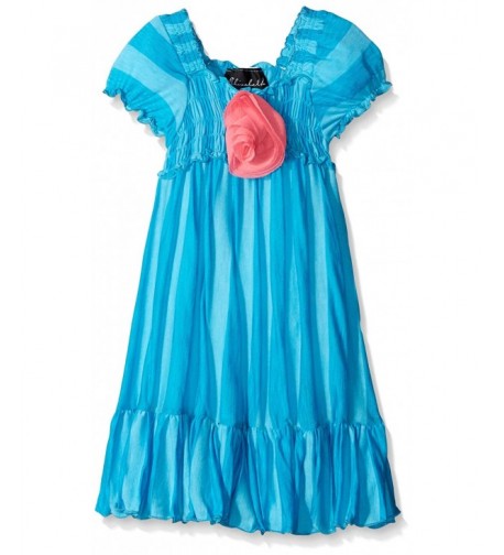 Elisabeth Girls Stripe Smocked Dress