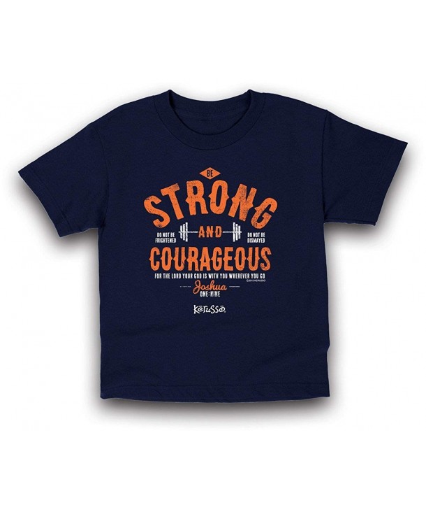 Kerusso Strong Courageous Christian T Shirt