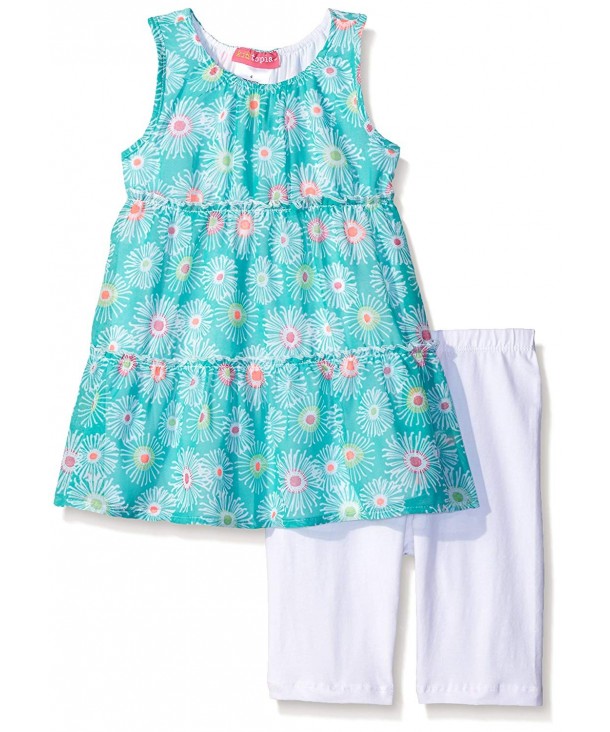 Kidtopia Girls Little Tiered Tunic