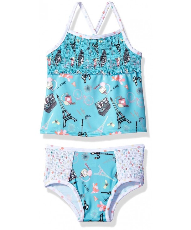 Jelly Pug Girls Tankini Swimsuit