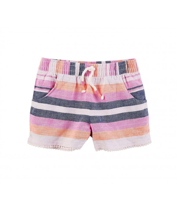 Carters Girls Multi Stripe Shorts