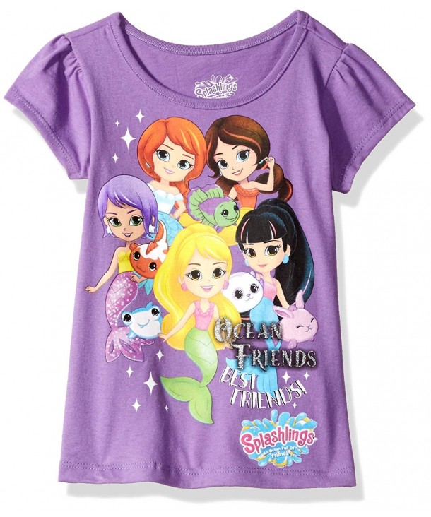 Splashlings Girls Little Graphic Shirt