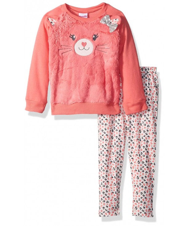 Nannette Girls Animal Sweatshirt Legging