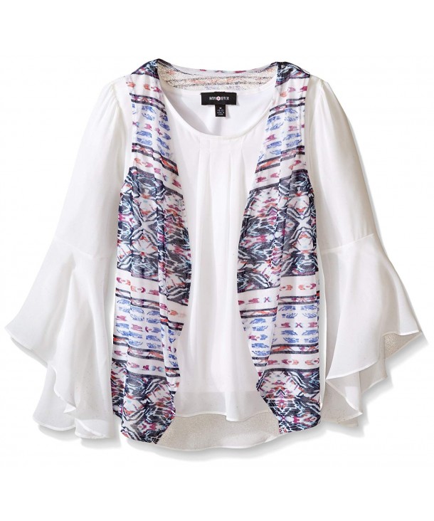 Amy Byer Girls Sleeve Blouse