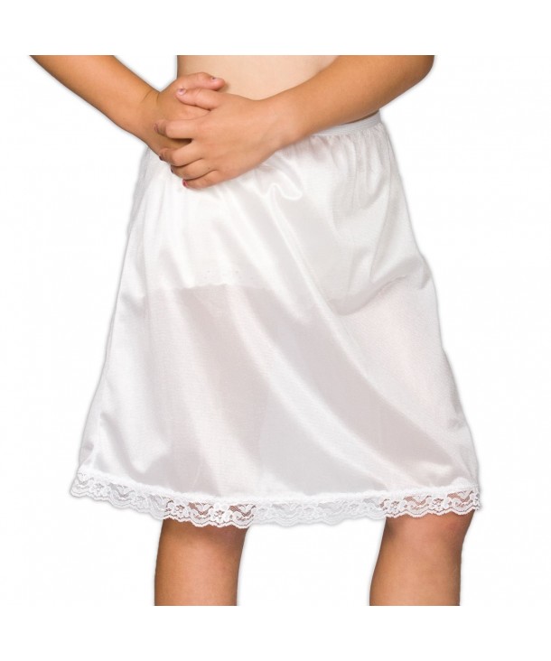 Collections Little Girls White Nylon