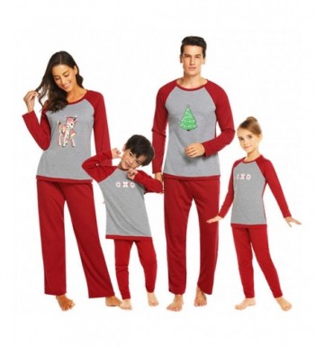 Ekouaer Matching Family Pajamas Sleepwear