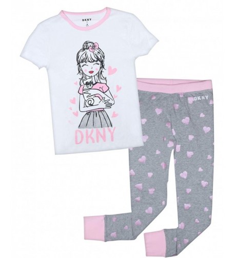 DKNY Girls 2 Piece Pajama Set