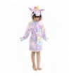 JOXJOZ Unicorn Bathrobes Flannel Sleepwear
