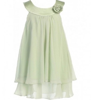 BluNight Collection Chiffon Rolled Dresses