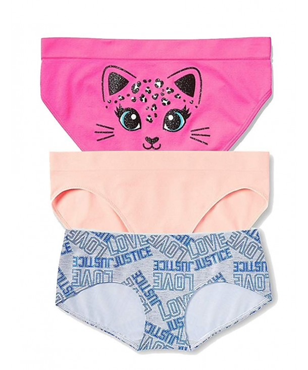 Justice Girls Panty Bundle 3 Count