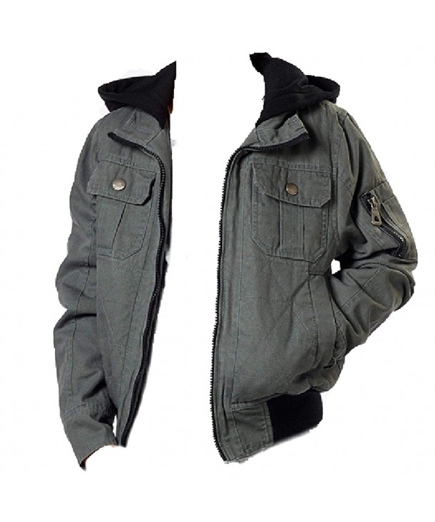 Urban Republic Canvas Hooded Charcoal