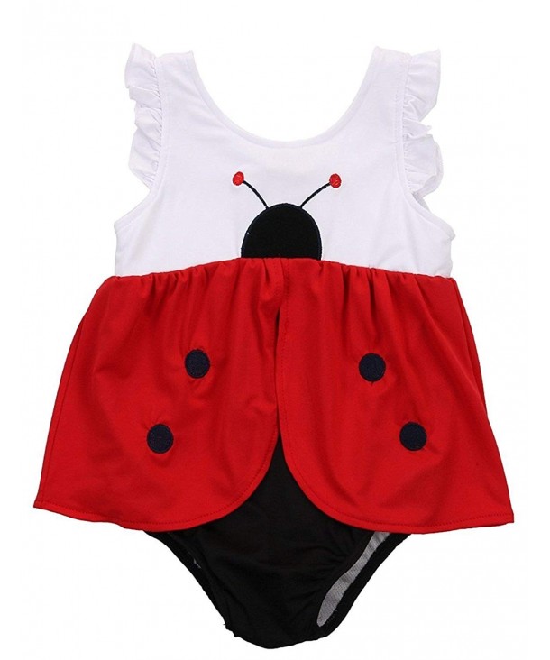 children Ladybug Swimsuit Cartoon Swimsuits