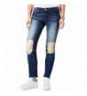 dollhouse Juniors Sequin Patch Skinny Jeans