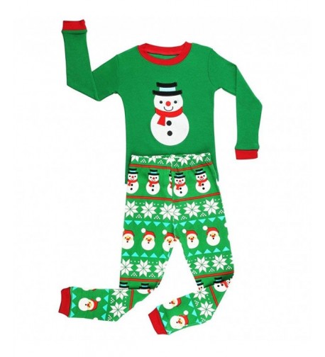 Elowel Snowmen pajamas Cotton 12M 8Y