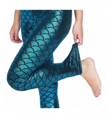 WELOVE Halloween Leggings Mermaid Printed