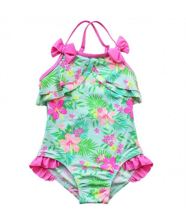 TiaoBug Swimwear One Piece Spaghetti Swimsuit