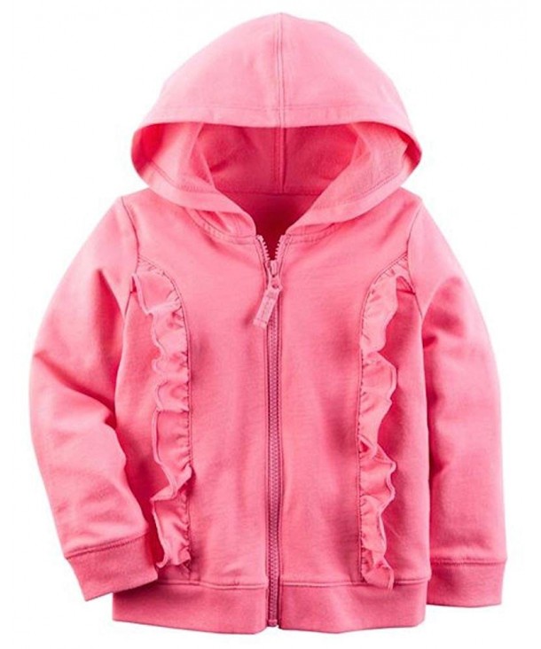 Carters Girls Ruffle French Hoodie