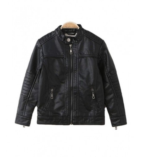 Trendy Stand Collar Leather Spring Jacket