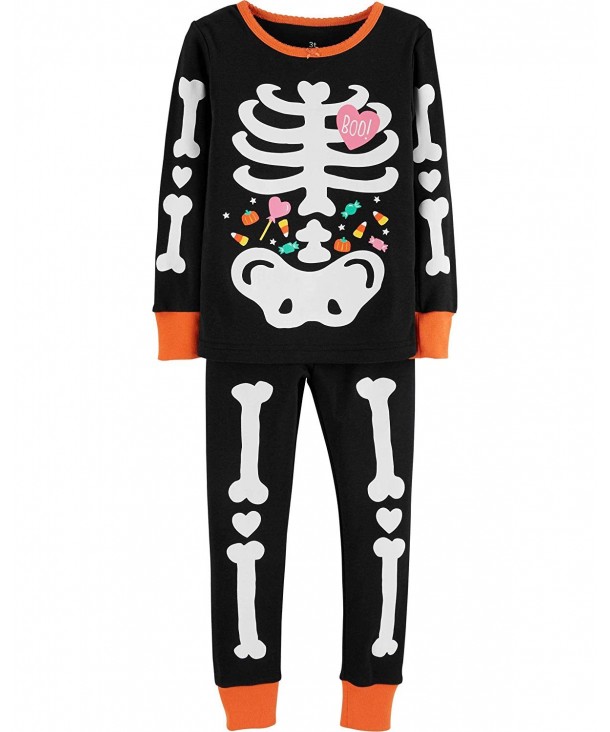 Jobakids Boys 2 Piece Glow Cotton Halloween