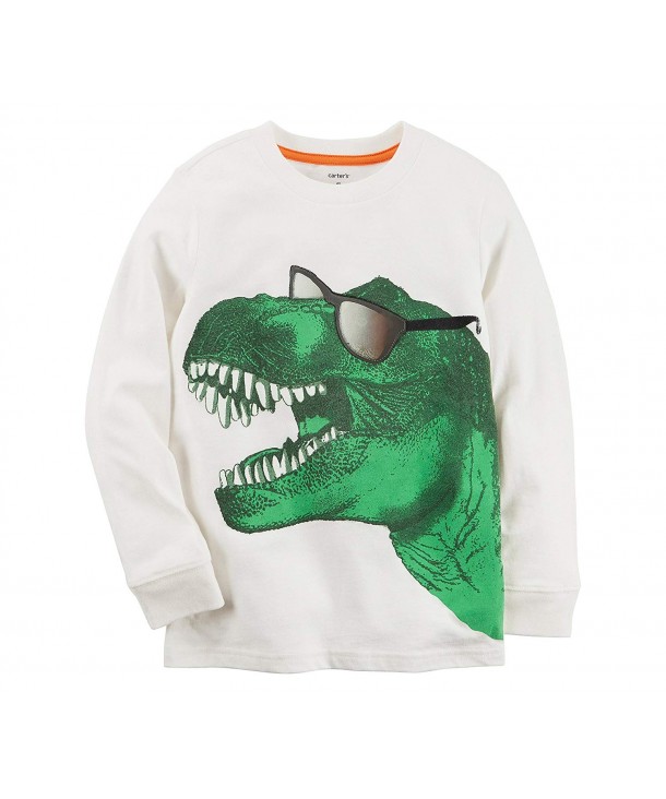 Carters Boys Long Sleeve Dinosaur