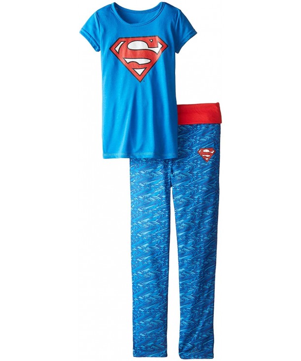 Intimo Supergirl Girls Hologram Pajamas