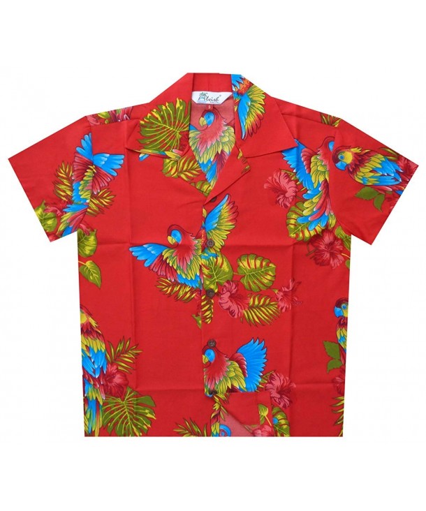 Hawaiian Shirts Floral Parrot Holiday