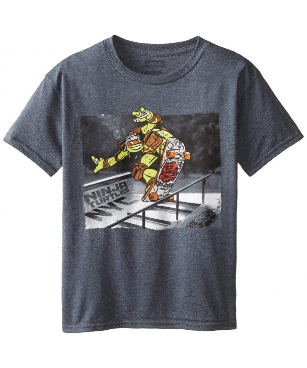 Teenage Turtles Photoreal T Shirt Charcoal