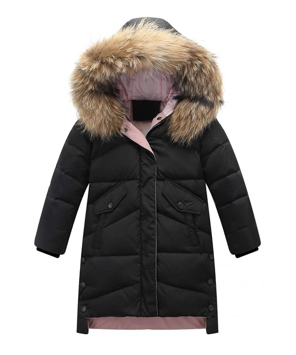 Simple Hooded Winter Puffer Overcoat
