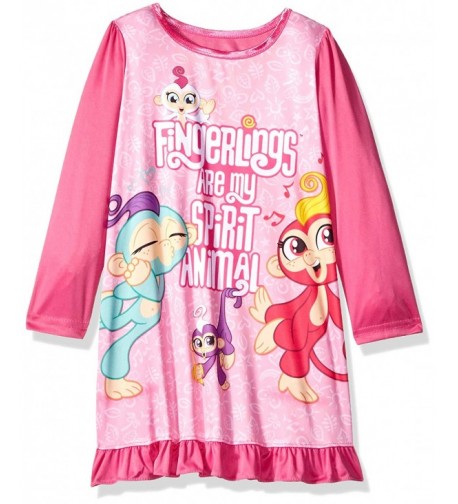 AME 21QB002GDLZA P6 Girls Fingerlings Nightgown