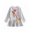 JUXINSU Toddler Cotton Dresses Clothes