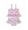 Anbaby Little Swimsuit Ruffled Swimwear